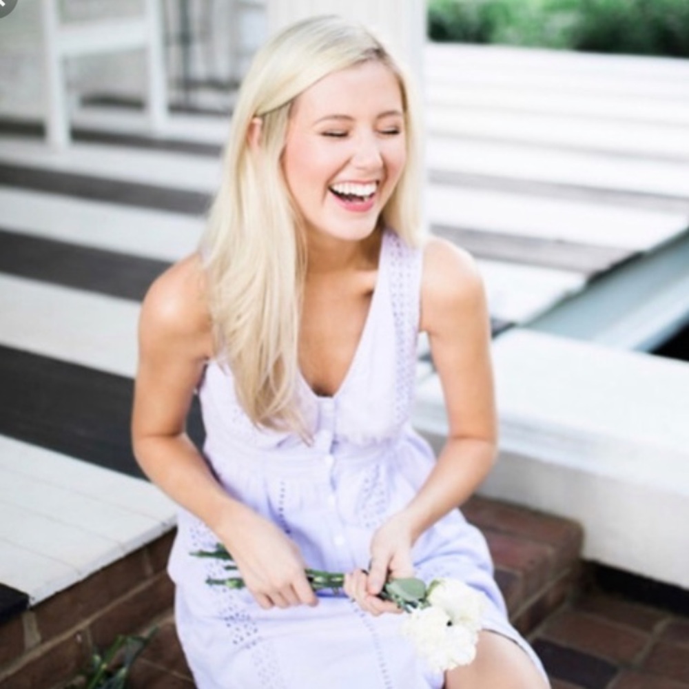 Universal Threads Lavender Eyelet Dress
